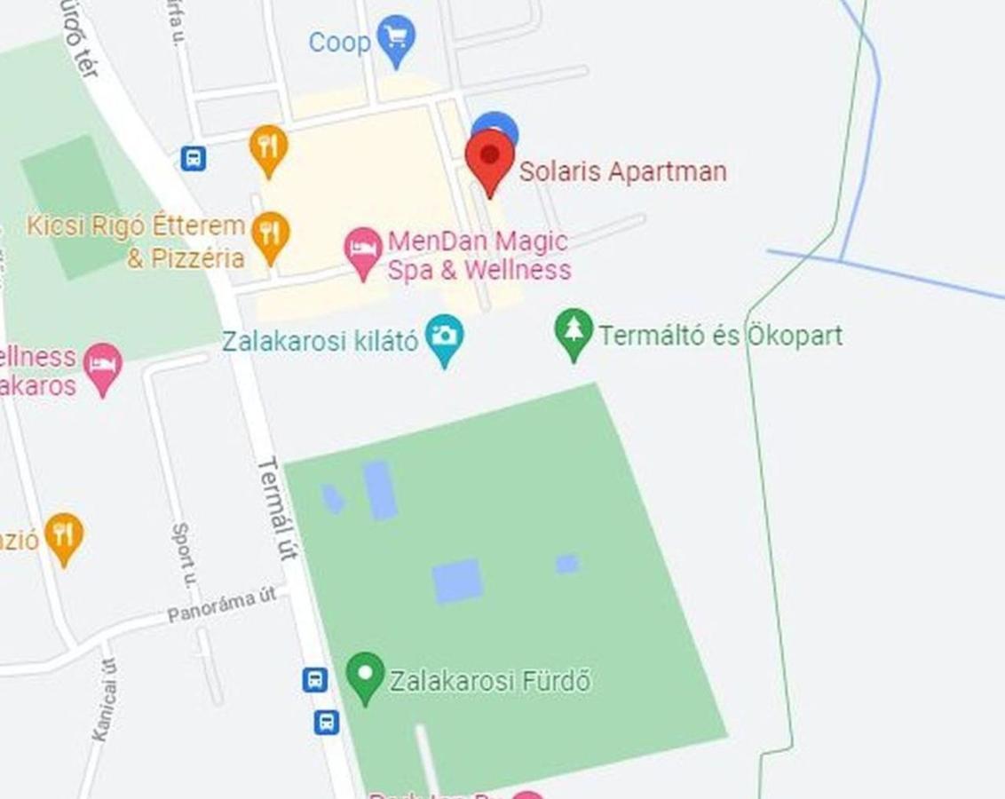 Solaris Apartman Zalakaros Buitenkant foto
